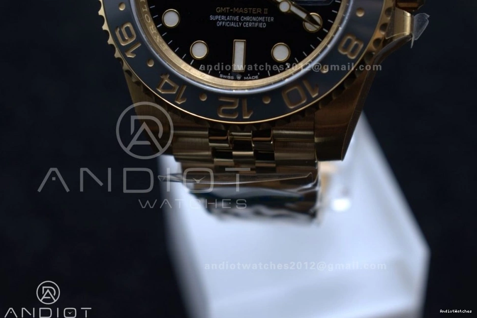 YG on Master GMT Jubilee Black Dial Bracelet Edition Best II Clean CHS DD3285 928 Versatile 1:1 126718 GRNR 0919
